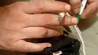 friend trashes my sneakers with feet fun