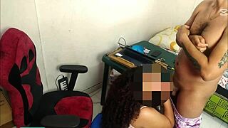 Is That Huge Cock Fucking Her Big Ass in the Office?