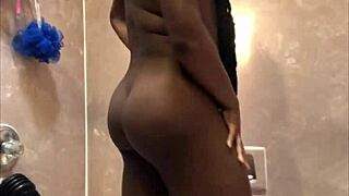 Stretch My Tight Ass in Wild Ebony Threesome Action