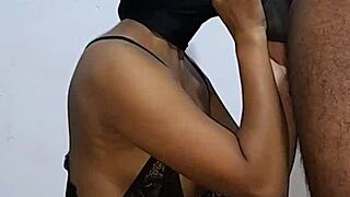 Feeling the passion as this cute latina sucks and makes me cum.