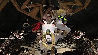 Demon hunter in action