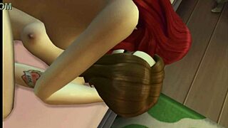 the sims 4 lesbians explore kissing and fingering