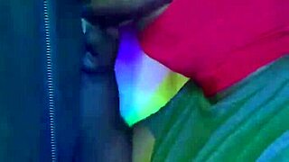 The dick was huge, but I managed to get that nut though.