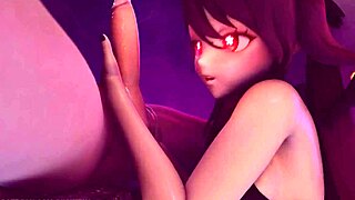 Vicineko Hu Tao Performs Intense Blowjob