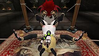 Demon hunter in action