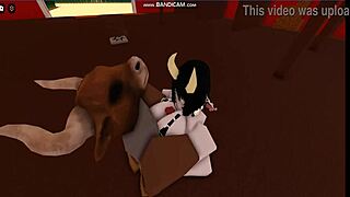 Cow Girl Gets Fucked by Bull