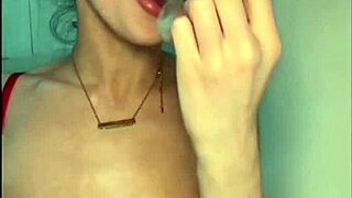 Horny British Teen Plays With Toys Alone