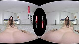 Milf screwed hard after sensual massage in VR