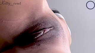 Open wide, Latina kitty spills cream for you to taste