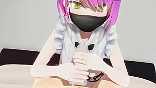 Towa provides special service with blowjob, footjob, and handjob leading to cumshot