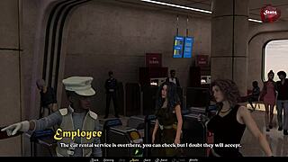 Brunette with big tits plays with shaved pussy