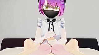 Towa provides special service with blowjob, footjob, and handjob leading to cumshot