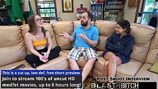 Patient Mira Monroe Sucks Dick Before Getting Fucked Hard