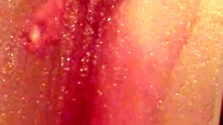 shy girl bathing in the shower on that date.