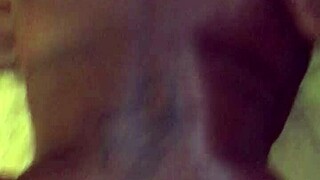 sexy scorpio bends over for doggystyle threesome action