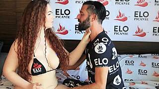 Brina Scarlett accepts challenges in spicy room