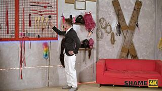 Wow! Young Czech Guy Loses Virginity to Kinky Tanya Virago!