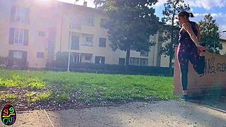 Running in the Park Turns Into Wild Anal Slut Action with Dildo Play and Facials.