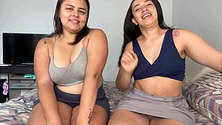 Favorite Babysitters Play with New Toy in Steamy Lesbian Action