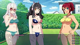 Sakura Gamer Part Six Reaches Clover Ending In Lesbian Game