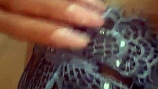 Rossmexicana masturbates with new lingerie from teddy bear