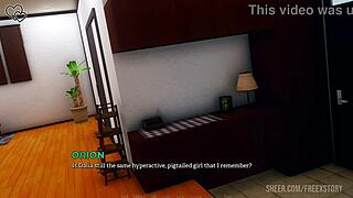 Futa domme pegs you to a messy facial