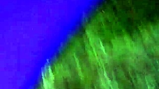 Ebony teen gags on that big latin cock!