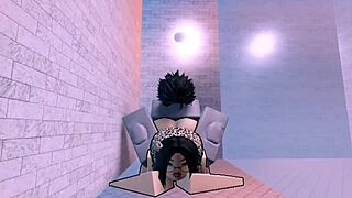 Fucking a busty latina in roblox condo