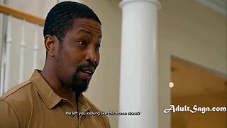 Neglected housewife Katie Kush cheats with delivery man in steamy interracial affair