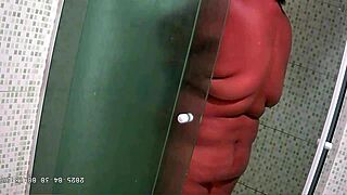 hidden camera catches fat stepmother taking big cock eagerly