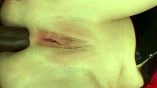 Blonde Gets Fucked Hard In Interracial Threesome Cumshot!