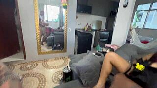 Menage with Couple Swaps PPK and Cums in Hair!