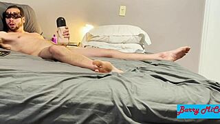 edged to cumshot with toy