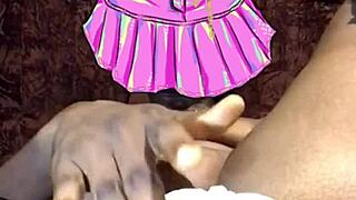 big clit in lingerie