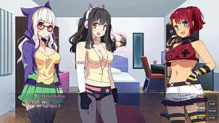 Sakura Gamer Part Six Reaches Clover Ending In Lesbian Game