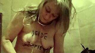 homemade video of slave licking boots