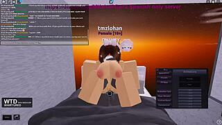 Girl: Fuck me like in Roblox porn with anal and doggystyle.