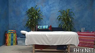 Erotic massage leads to intense orgasm session