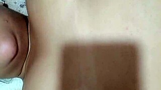 boldly cleaning vibrator and cumming hard.