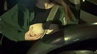 Wow, Italian Wife Flashes Juicy Tits Outdoors!