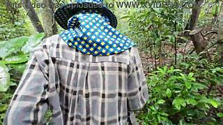 Thai Teen Whore Shows Off in Deep Forest