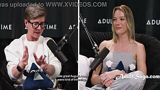 Hot Brunette Milf Banged By Many Hard Cocks