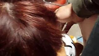 Hot Wife Sucks and Swallows My Cock