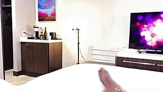 Sexy Redhead Babysitter Almost Creampied By Teen Son