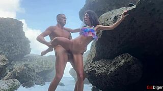 I met a beautiful mermaid on an island and gave her legs so that she could ride with me.