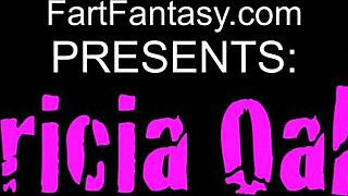 Brunette Tricia Oaks With Big Ass Farts Loudly In Thong Panties