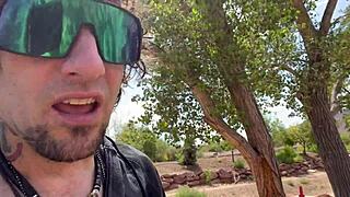 Blonde athletic girl sucks big cock in Moab Utah