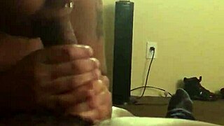 Best friend engages in face fucking and deepthroat with two-hand twist technique