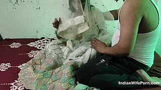 desi couple has first night sex with cum in mouth