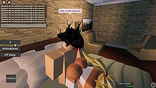 Roblox slut boldly sucks and fucks big dick